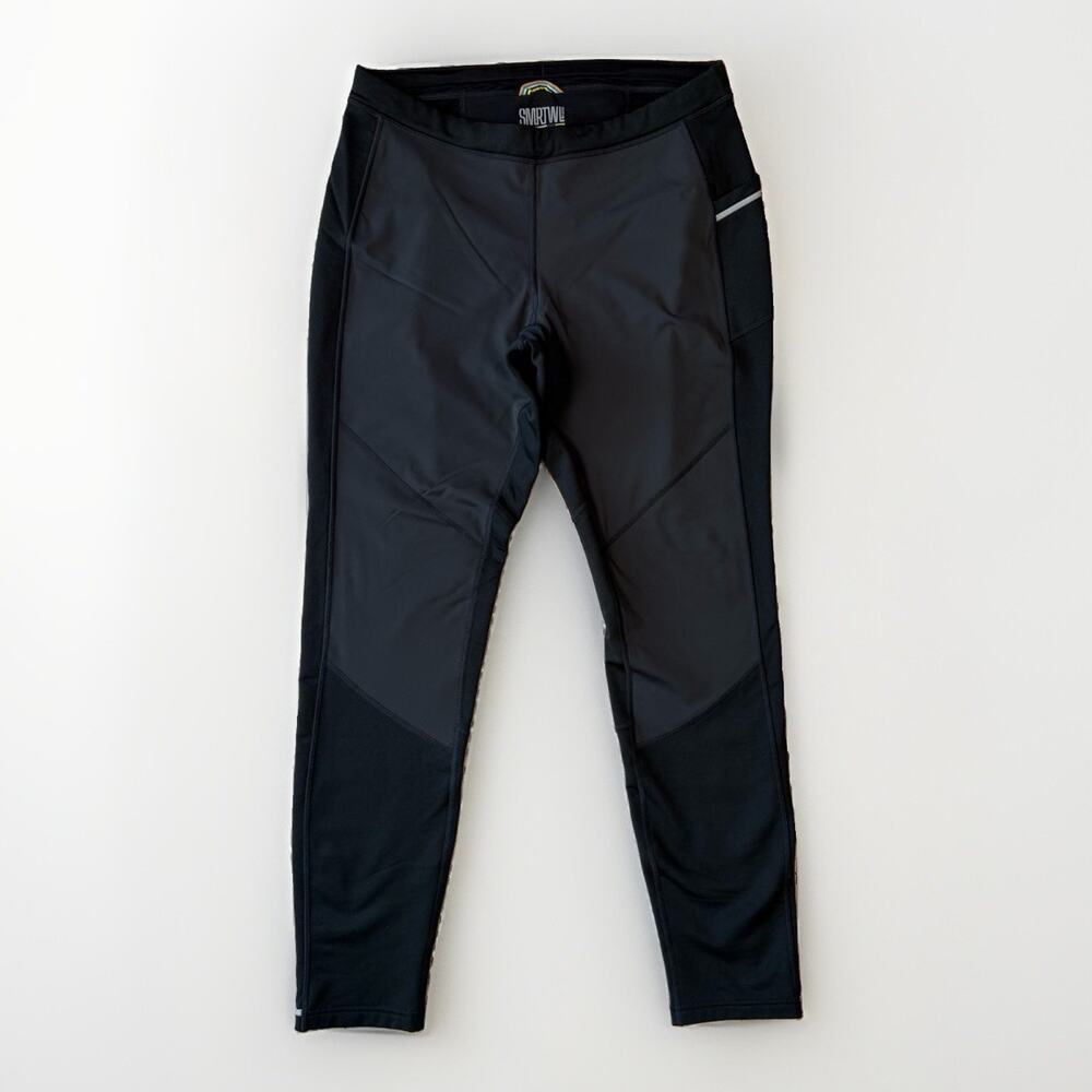 Smartwool Merino Sport Fleece Wind Tights Men's Large Black Sportswear